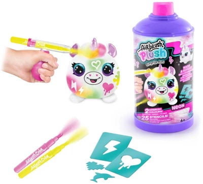 EPEE EP Line Airbrush Neon Mini překvapení set plyšák k vybarvení 6 druhů EPEE EP Line Airbrush Neon Mini překvapení set plyšák k vybarvení 6 druhů