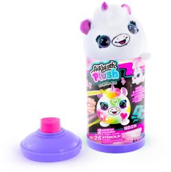 EP line Airbrush Neon Mini překvapení set plyšák k vybarvení 6 druhů
