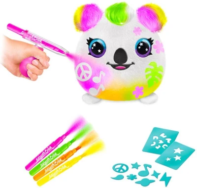 EPEE EP Line Airbrush Neon Squish Pals Paint Can set plyšák k vybarvení 3 druhy