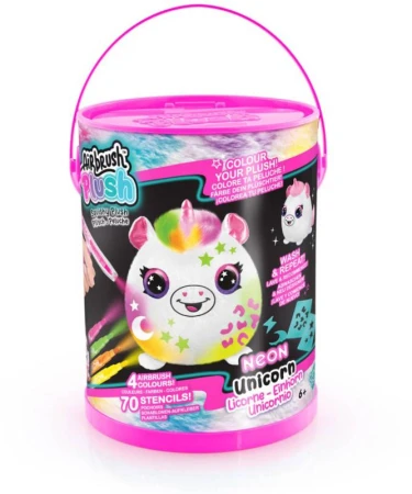 EPEE EP Line Airbrush Neon Squish Pals Paint Can set plyšák k vybarvení 3 druhy