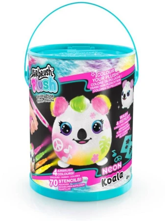 EPEE EP Line Airbrush Neon Squish Pals Paint Can set plyšák k vybarvení 3 druhy