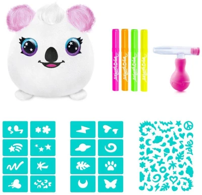EPEE EP Line Airbrush Neon Squish Pals Paint Can set plyšák k vybarvení 3 druhy