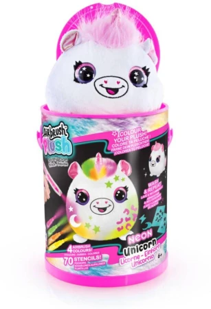 EPEE EP Line Airbrush Neon Squish Pals Paint Can set plyšák k vybarvení 3 druhy