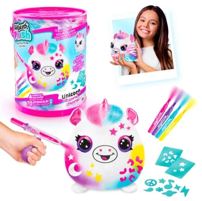 EPEE EP Line Airbrush Squish Pals Paint Can set plyšák k vybarvení 3 druhy