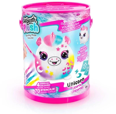EPEE EP Line Airbrush Squish Pals Paint Can set plyšák k vybarvení 3 druhy