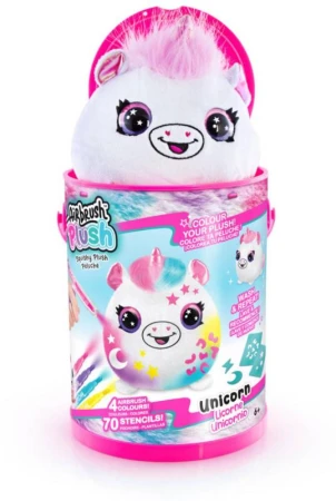 EPEE EP Line Airbrush Squish Pals Paint Can set plyšák k vybarvení 3 druhy