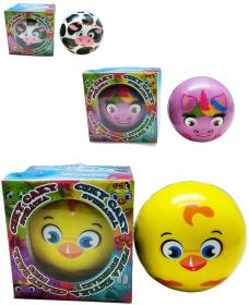 EP line Bláznivý míč Ciky-Caky 10cm balónek zvířátka 6 druhů