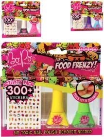 EP line BO-PO Food Frenzy lak na nehty slupovací 2ks + samolepky různé druhy EP line BO-PO Food Frenzy lak na nehty slupovací 2ks + samolepky různé druhy