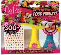 EP line BO-PO Food Frenzy lak na nehty slupovací 2ks + samolepky různé druhy