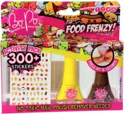 EP line BO-PO Food Frenzy lak na nehty slupovací 2ks + samolepky různé druhy
