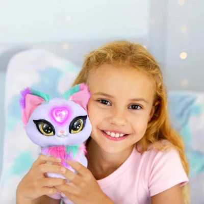 EPEE Fuzzy Friends magické zvířátko interaktivní kočička Zoe na baterie Světlo Zvuk