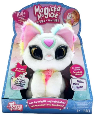 EP line Fuzzy Friends magické zvieratko interaktívna mačička Zoe na batérie Svetlo Zvuk