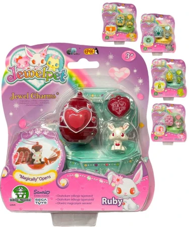 EPEE EP Line Jewel Pet blister set zvířátko drahokámek s domečkem různé druhy EPEE EP Line Jewel Pet blister set zvířátko drahokámek s domečkem různé druhy