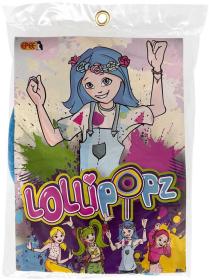 EP line KARNEVAL paruka dětská Lollipopz Anet modrá umělé vlasy