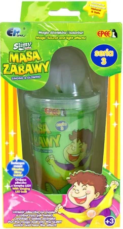EPEE EP Line Kreativní set sliz Slimy + svítící kulička na baterie LED Světlo různé barvy