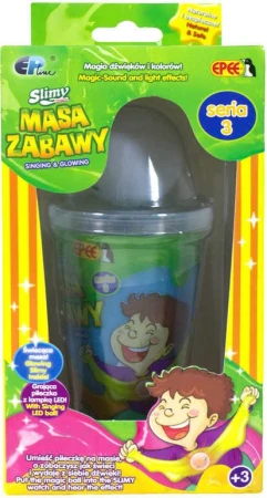 EPEE EP Line Kreativní set sliz Slimy + svítící kulička na baterie LED Světlo různé barvy