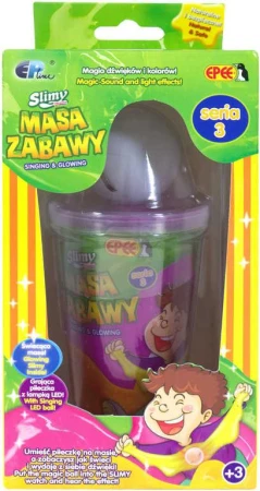 EPEE EP Line Kreativní set sliz Slimy + svítící kulička na baterie LED Světlo různé barvy