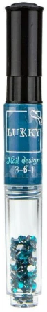 EPEE LUKKY Lak na nehty dětský slupovací 6ml + třpytky 1,5g Světle modrá