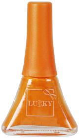 EP line LUKKY Lak na nehty Lollipopz dětský Oranžový slupovací 5,5ml na kartě