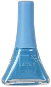 EP line LUKKY Lak na nehty Lollipopz dětský Světle modrý slupovací 5,5ml na kartě