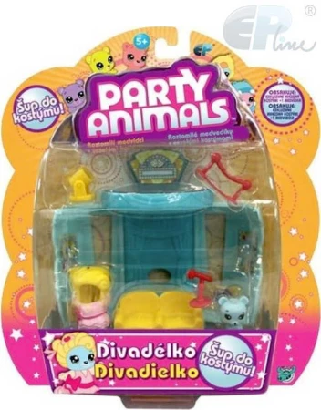 EPEE EP Line Party Animals hrací sada medvídek s kostýmem a doplňky 3 druhy EPEE EP Line Party Animals hrací sada medvídek s kostýmem a doplňky 3 druhy