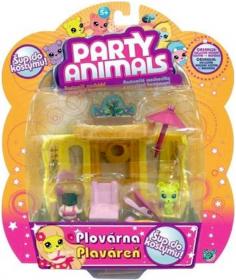 EP line Party Animals hrací sada medvídek s kostýmem a doplňky 3 druhy