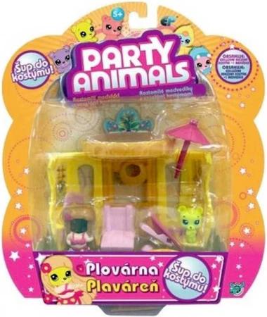 EPEE EP Line Party Animals hrací sada medvídek s kostýmem a doplňky 3 druhy