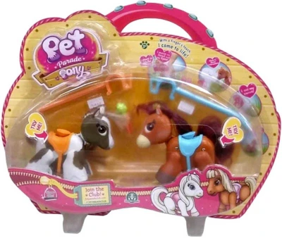 EPEE EP Line Pet Parade Poník set 2ks s doplňky reaguje na pohyb prstu plast 3 druhy
