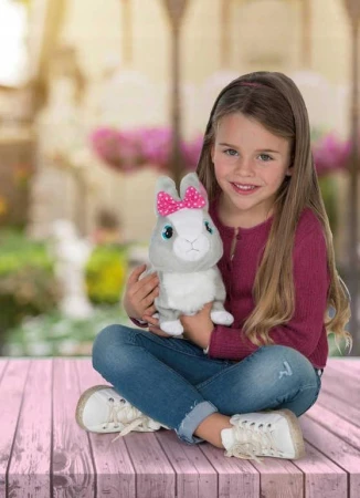 EPEE EP Line PLYŠ Baby Králíček Bany 29cm interaktivní zvířátko na baterie Zvuk