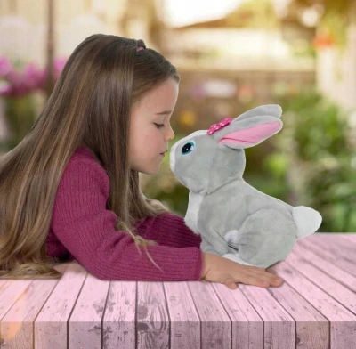 EPEE EP Line PLYŠ Baby Králíček Bany 29cm interaktivní zvířátko na baterie Zvuk