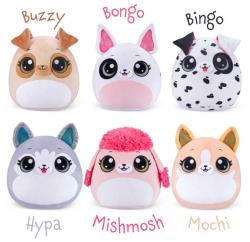 EP line PLYŠ Coco Squishies zvířátko pes mačkací 6 druhů (plyšová hračka)