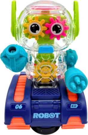 EPEE EP Line Robot s ozubenými kolečky narážecí na baterie Světlo Zvuk 2 barvy