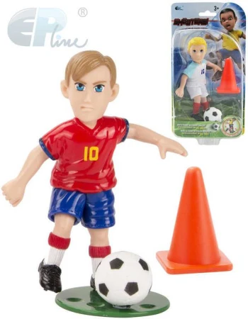 EPEE EP Line Shooters set figurka fotbalista + kužel s míčem plast 12 druhů