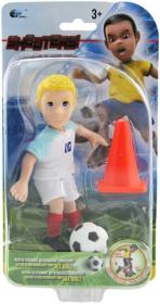 EP line Shooters set figurka fotbalista + kužel s míčem plast 12 druhů