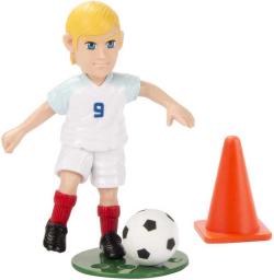 EP line Shooters set figurka fotbalista + kužel s míčem plast 12 druhů