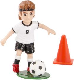 EP line Shooters set figurka fotbalista + kužel s míčem plast 12 druhů