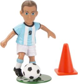 EP line Shooters set figurka fotbalista + kužel s míčem plast 12 druhů