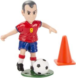 EP line Shooters set figurka fotbalista + kužel s míčem plast 12 druhů
