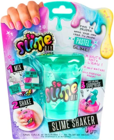 EPEE EP line Slime výroba slizu pro holky kreativní set shaker s glitry a zvířátkem 6 druhů