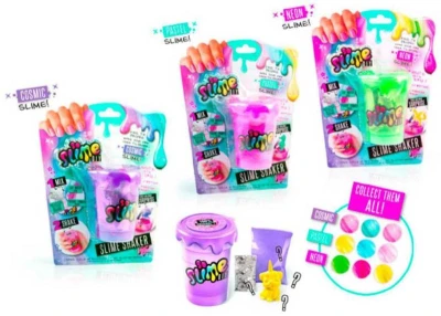 EPEE EP line Slime výroba slizu pro holky kreativní set shaker s glitry a zvířátkem 6 druhů
