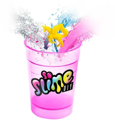 EPEE EP line So Slime výroba slizu set kelímek 1ks s figurkou se třpytkami svítí ve tmě