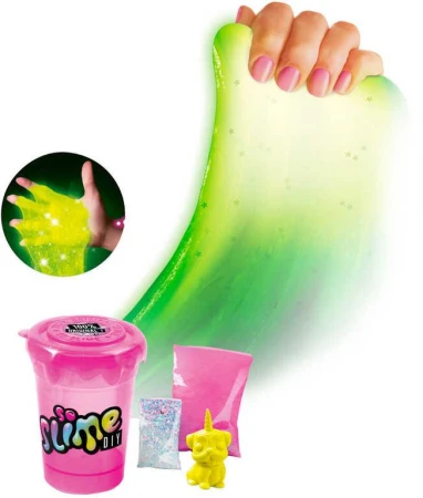 EPEE EP line So Slime výroba slizu set kelímek 1ks s figurkou se třpytkami svítí ve tmě