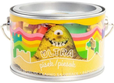 EPEE EP Line Ultra písek kinetický magický 200g žlutý set s formičkami v plechovce