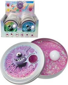 EP line Ultra plastelína galaktická 80g různé barvy v plechové krabičce LED Světlo