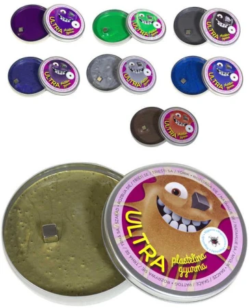 EPEE EP Line Ultra plastelína magnetická 80g různé barvy v plechové krabičce