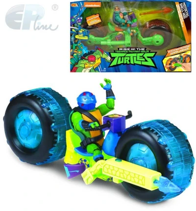 EPEE EP line Želvy Ninja set figurka s motorkou a funkční zbraní různé druhy plast EPEE EP line Želvy Ninja set figurka s motorkou a funkční zbraní různé druhy plast