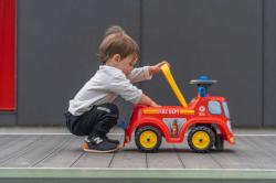 Falk Baby odstrkovadlo auto hasiči odrážedlo s klaksonem otevírací sedátko