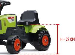 Falk Odrážedlo 1012B Baby Claas Axos s vlečkou