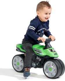 Falk odrážedlo Baby Moto Team Bud Racing zelené