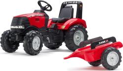 Falk Šlapací traktor 996AB Case IH Puma 240CVX s vlečkou - červený